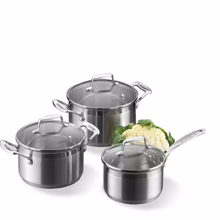 Scanpan Impact – Grytset i 3 delar 1,8 l, 2,5 l & 3,2 l | SP-71070000