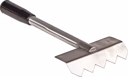Combisteel BASE 700/900 skrapa för lavastensgrill räfflad | 7178.9055