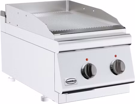 Combisteel BASE 700 elektriskt stekbord räfflad | 7178.0245