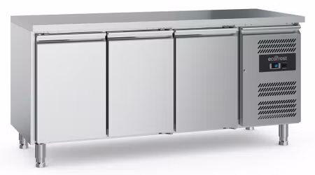 Combisteel 700 kylbänk 3 dörrar med justerbar fötter | 7950.5040