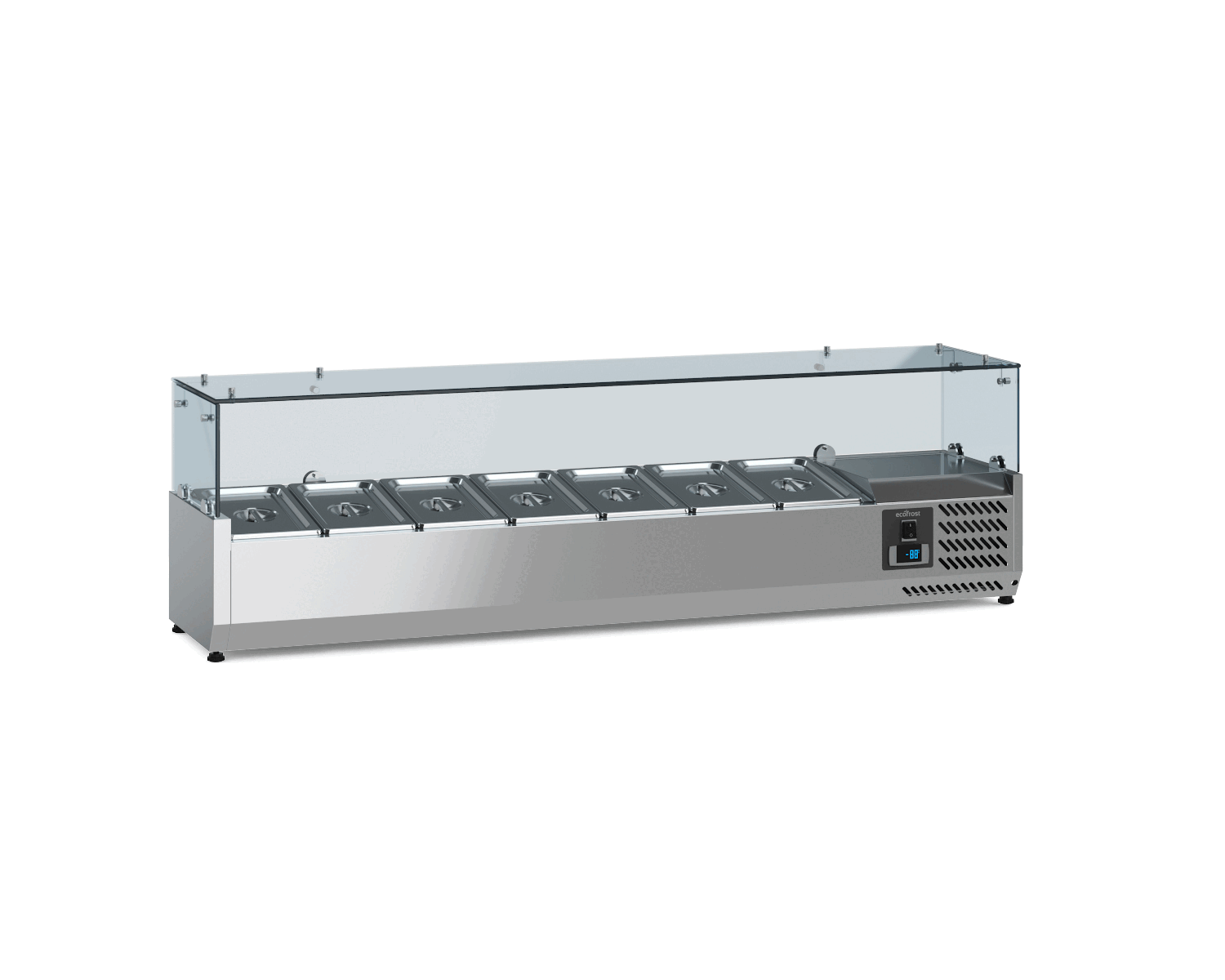 Combisteel kyld kantinränna 1/4 GN X 7 | 7950.5118