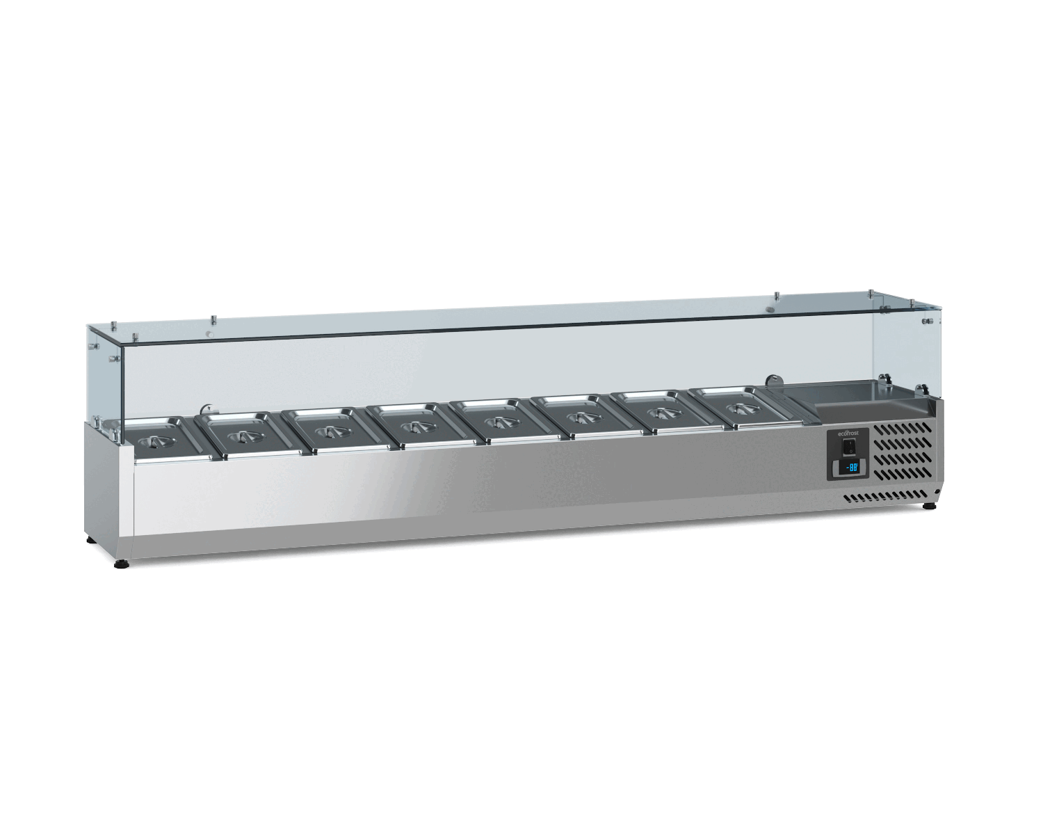 Combisteel kyld kantinränna 1/4 GN X 8 | 7950.5121