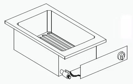 Combisteel el. fritös 1X10 L | 7266.0065