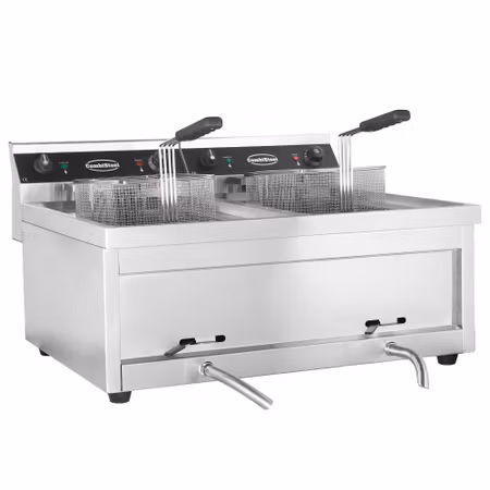 Combisteel elektrisk bänkfritös 2X12L 2X9KW | 7455.0945