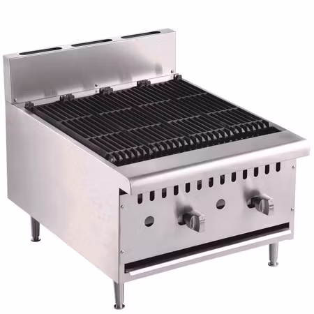 Combisteel gaslavastensgrill 2 brännare | 7455.0900