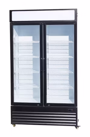 Combisteel kylskåp 2 glasdörrar BEZ-750 GD | 7455.1390