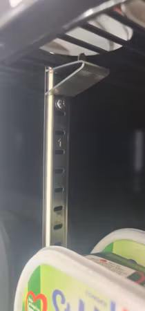 Combisteel sats med 4 fästen för galler 7455.21/22/24/25/29 | 7455.2225
