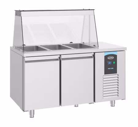Combisteel saladette 2 dörrar 3X 1/1GN behållare | 7489.5150