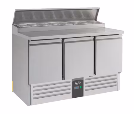 Combisteel saladette 3 dörrar | 7950.0100