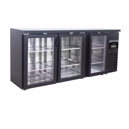 Combisteel barkyl svart 3 glasdörrar | 7450.0340