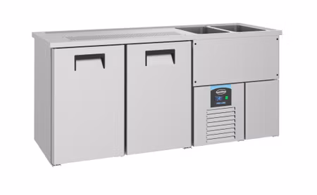 Combisteel öl bänk 2 dörrar 2R | 7489.5320