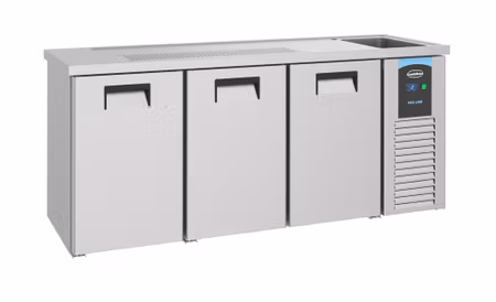 Combisteel öl bänk 3 dörrar 1R | 7489.5330