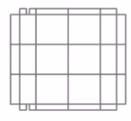 Combisteel rostfritt undre galler | 7280.0115