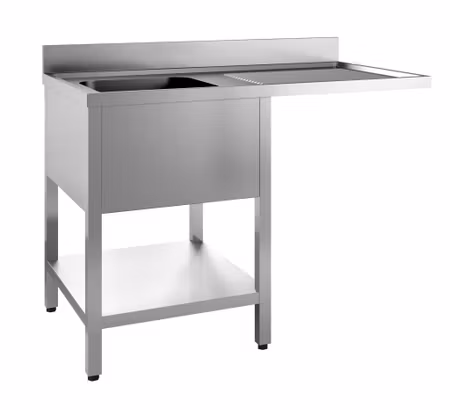 Combisteel 700 diskbänk hylla diskmaskin omonterad 1 vänster 1200 | 7452.0465