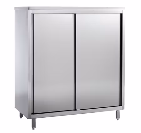 Combisteel rostfritt pentry 2 skjutdörrar 4 nivåer 1200 | 7452.0064