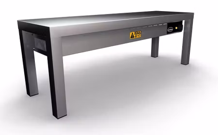 Combisteel överhylla med keramisk värme 1 nivå 1000 3 värmeelement av 250W | 7020.0700