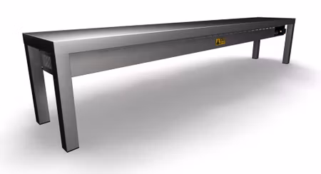 Combisteel överhylla med keramisk värme 1 nivå 1800 5 värmeelement av 250W | 7020.0720
