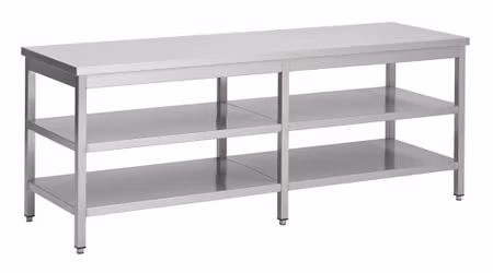 Combisteel 600 arbetsbänk 2 hyllplan 2100 | 7812.0279