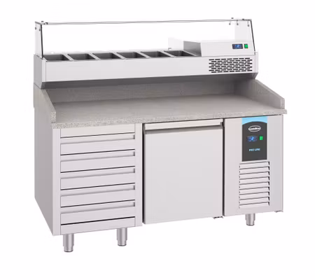 Combisteel pizzabänk 1 dörr 5 lådor | 7489.5230