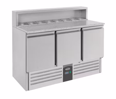 Combisteel pizzabänk 3 dörrar | 7950.0065