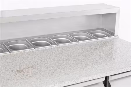 Combisteel pizzabänk 3 dörrar | 7950.0065