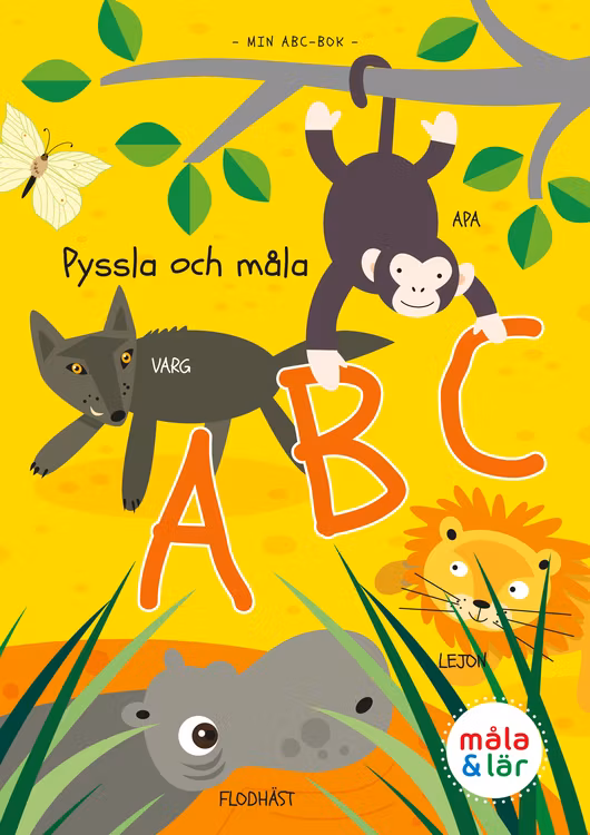 Pyssla & Måla ABC av Tinna Ahlander - Out of stock!