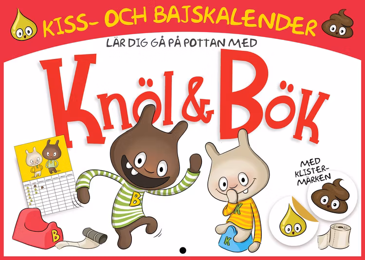 Knöl & Bök - Kiss & Bajskalender av Millis Sarri - Out of stock!