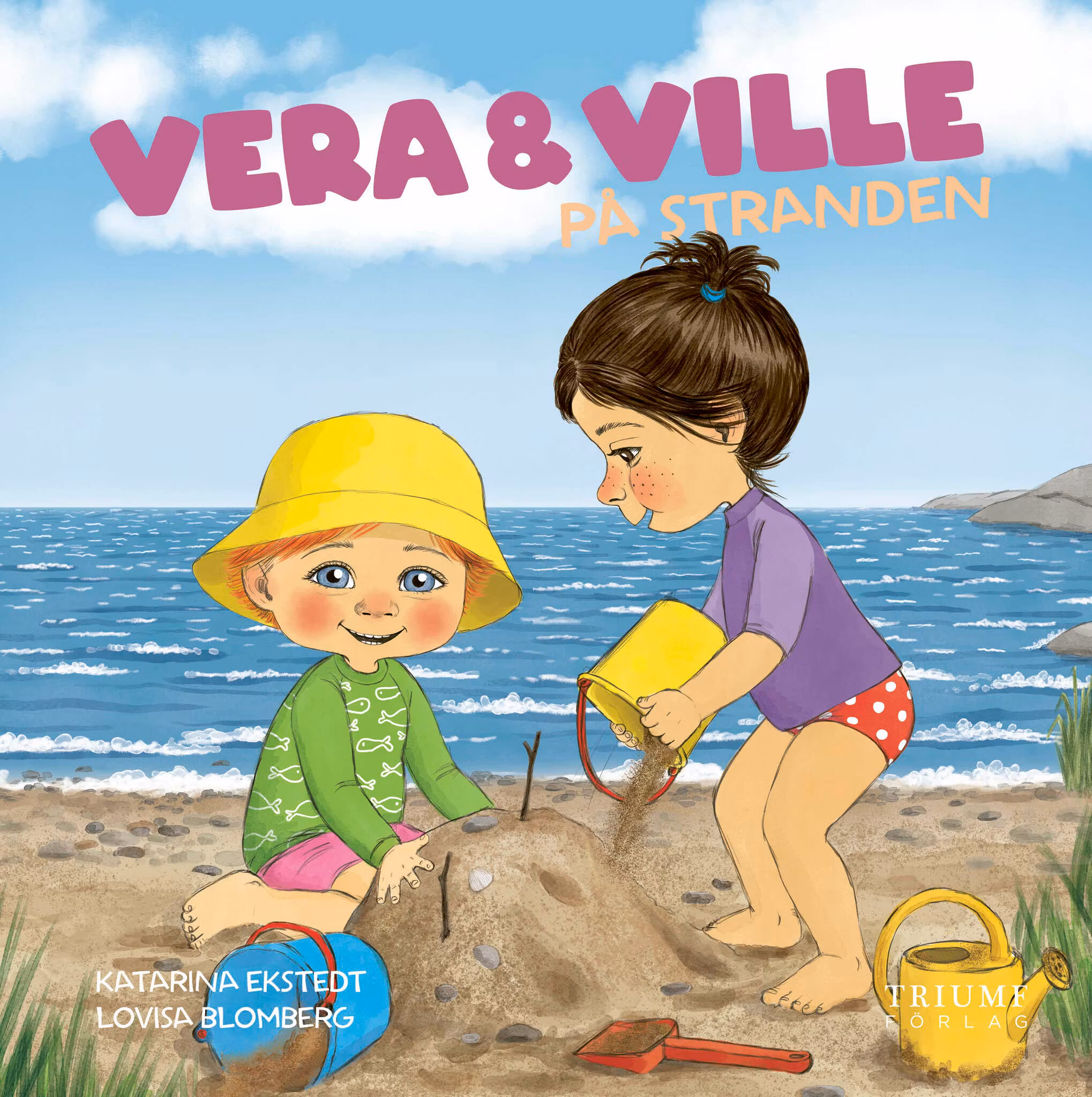 "Vera och Ville på stranden" av Katarina Ekstedt