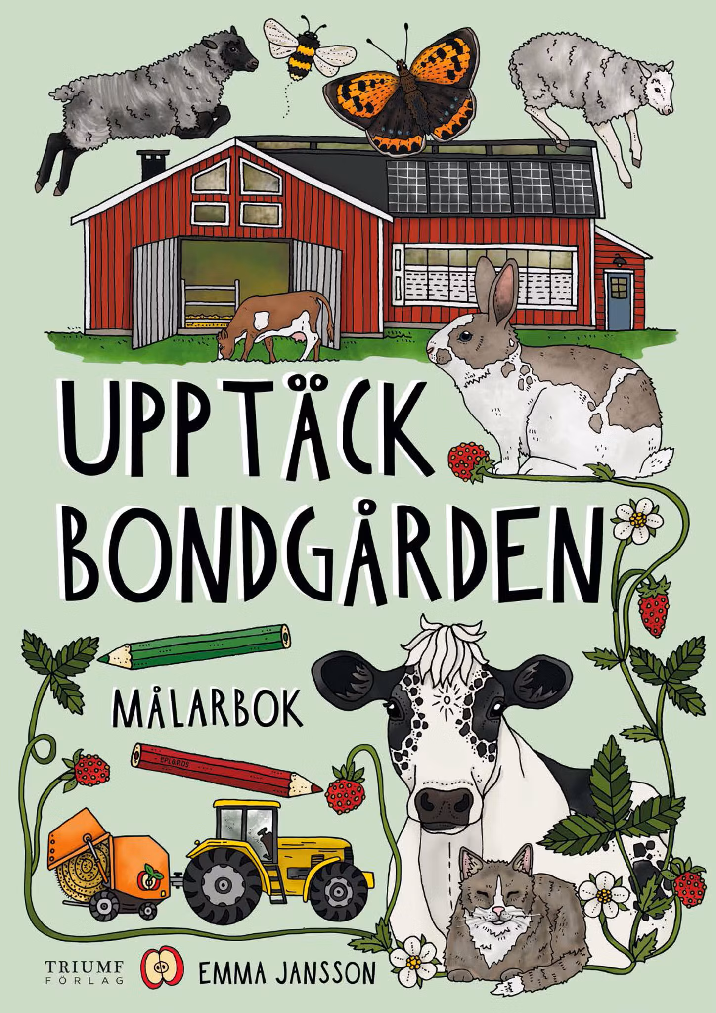 "Upptäck bondgården" En målarbok av Emma Jansson