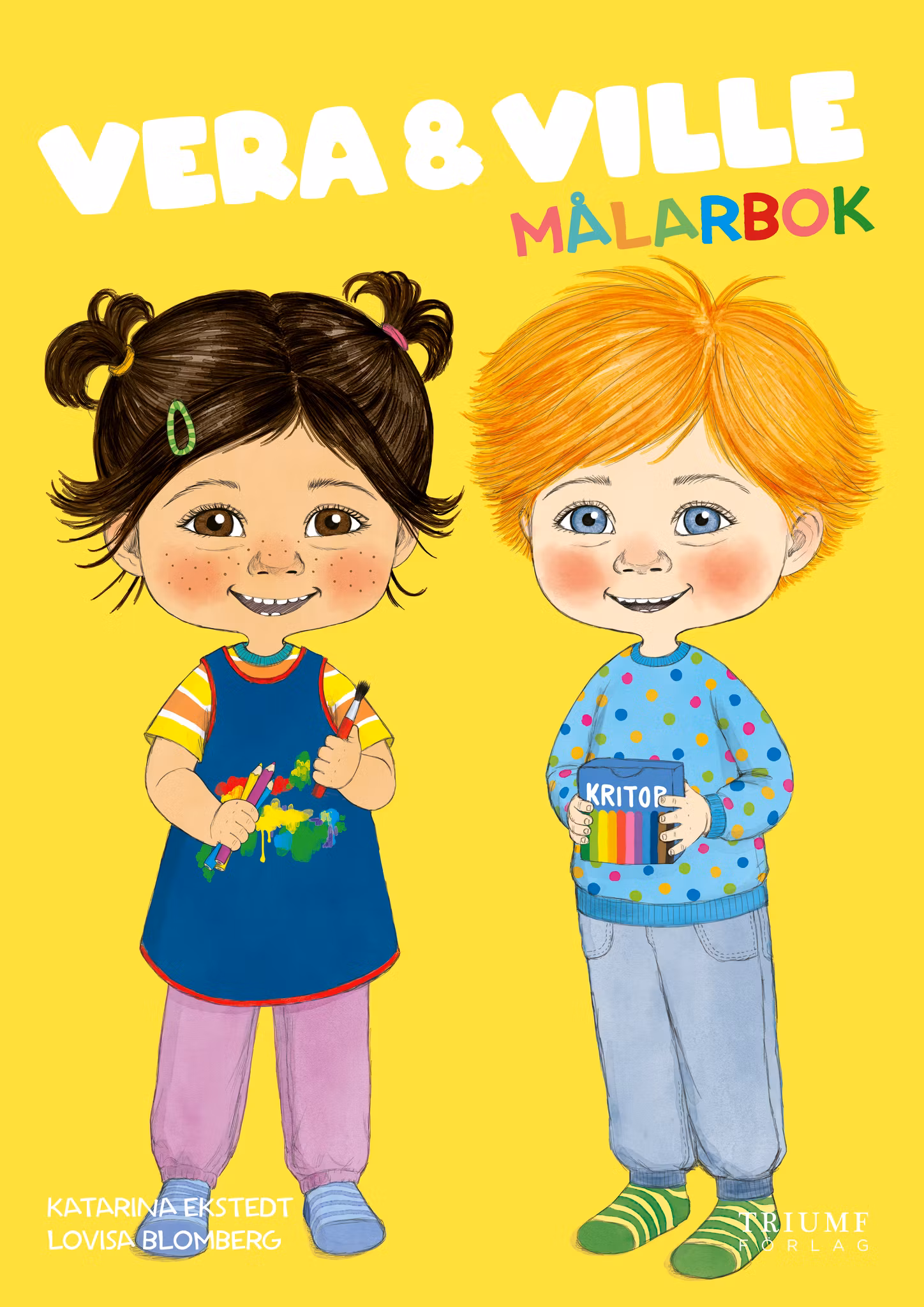 "Vera och Ville målarbok"