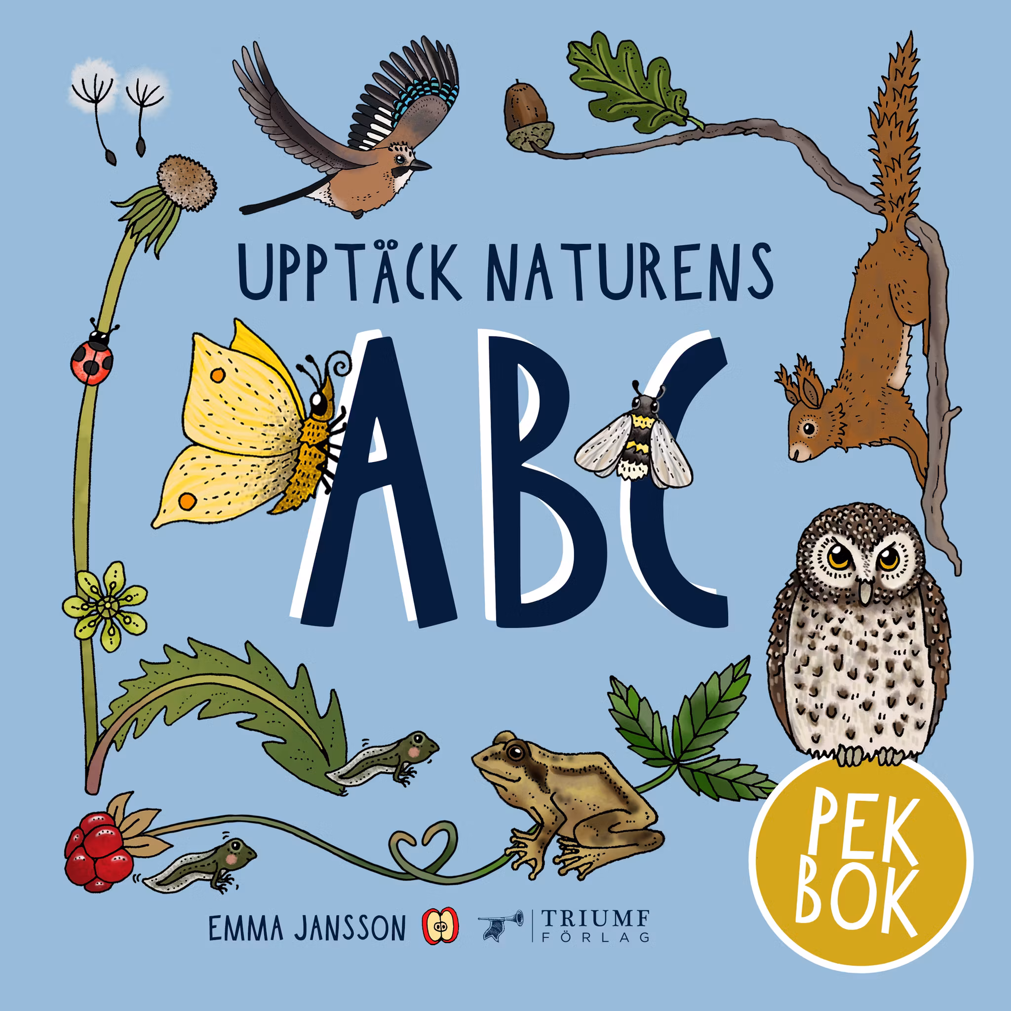 "Upptäck naturen ABC - pekbok" av Emma Jansson