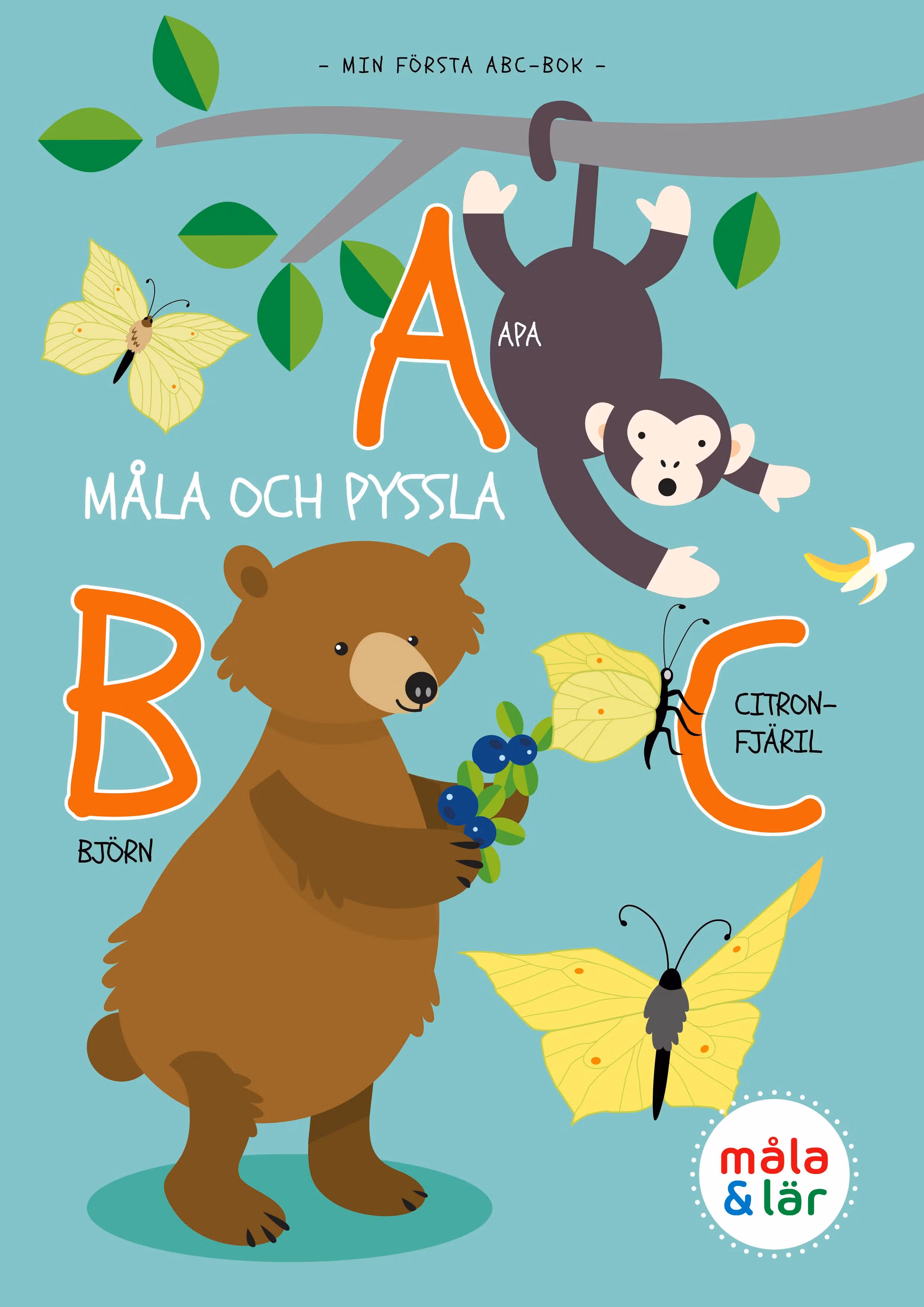 Måla & Pyssla djurens ABC av Tinna Ahlander - Out of stock!