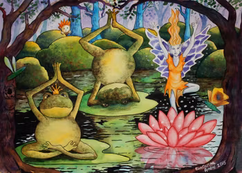 Akvarell -yogagrodor