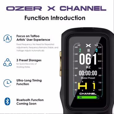 Ozer X Channel – Tattoo-maskin för proffs