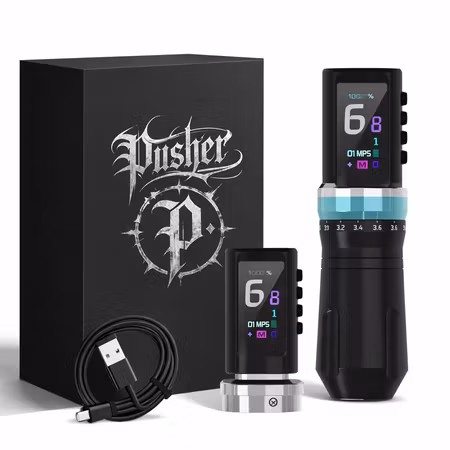 Pusher Wireless Tattoo Pen – Kraft, precision & total frihet och extremt prisvärd.