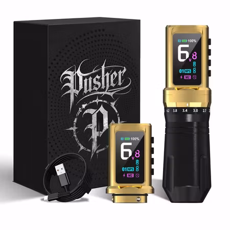 Pusher Wireless Tattoo Pen – Kraft, precision & total frihet och extremt prisvärd.