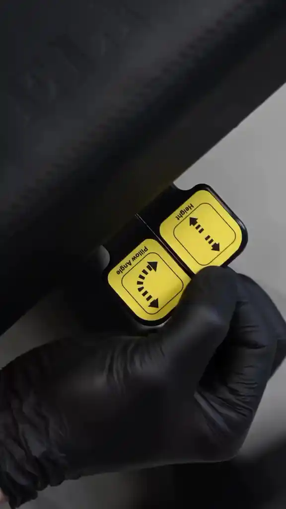 Professionellt armstöd XL,H BAS.Pneumatisk Höjd- & Vinkeljustering