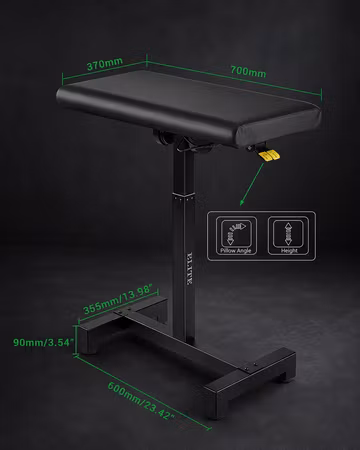 Professionellt armstöd XL,H BAS.Pneumatisk Höjd- & Vinkeljustering