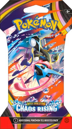 Pokemon - Sleeved Chaos Rising (Öppnas live)