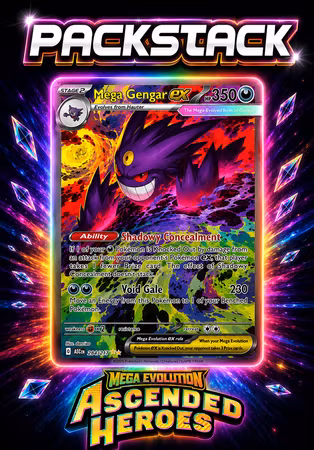 4x Ascended Heroes Booster Packs (1x Packstack)