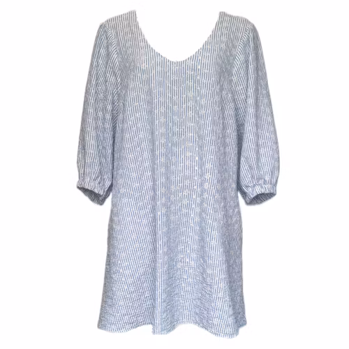 dress with puff sleeve