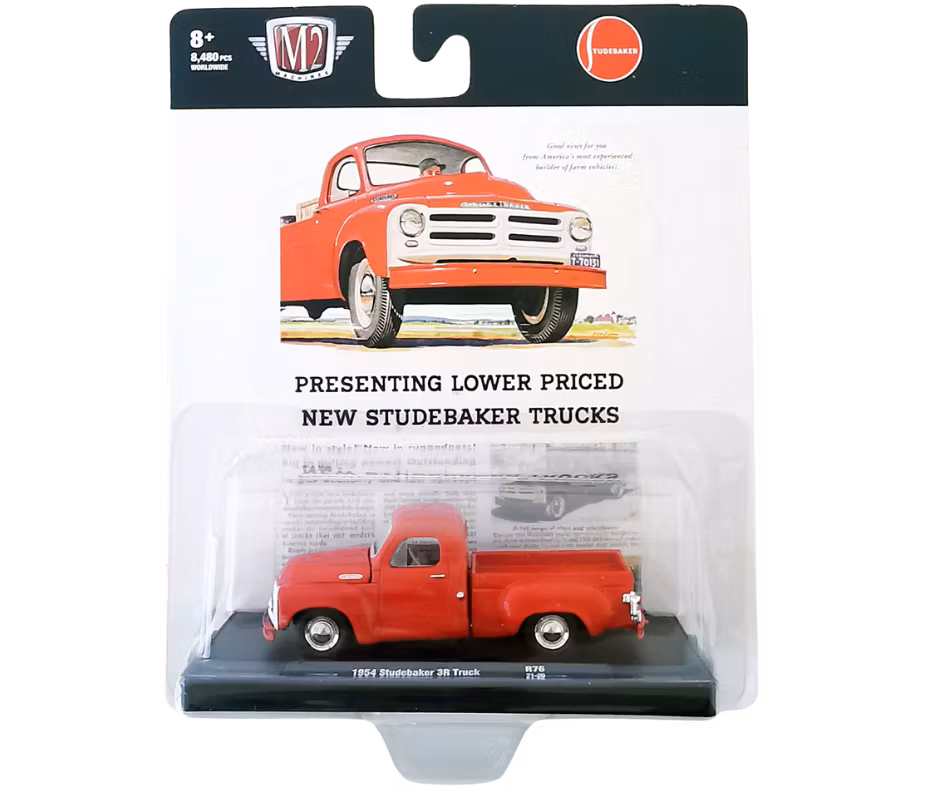 1954 Studebaker 3R Truck Röd M2 Machines