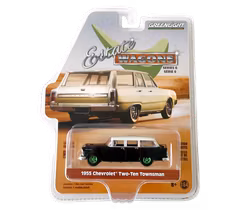 1955 Chevrolet 210 Townsman Mattsvart Green Machine Greenlight