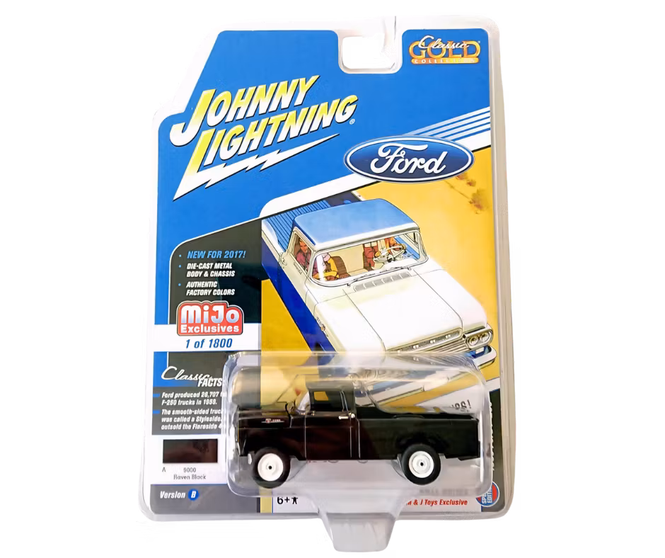 1959 Ford f-250 Svart Johnny Lightning