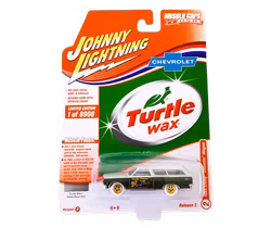 1965 Chevrolet Chevelle Wagon Grön Turtle Wax Johnny Lightning