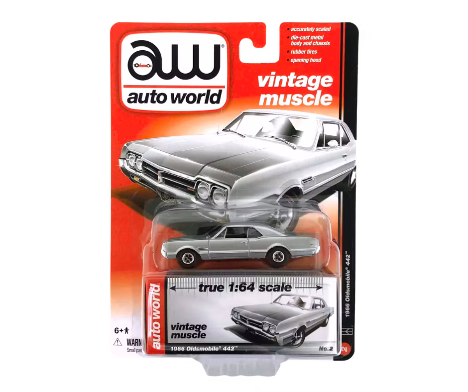 1966 Oldsmobile Cutlass 442 Silver Autoworld