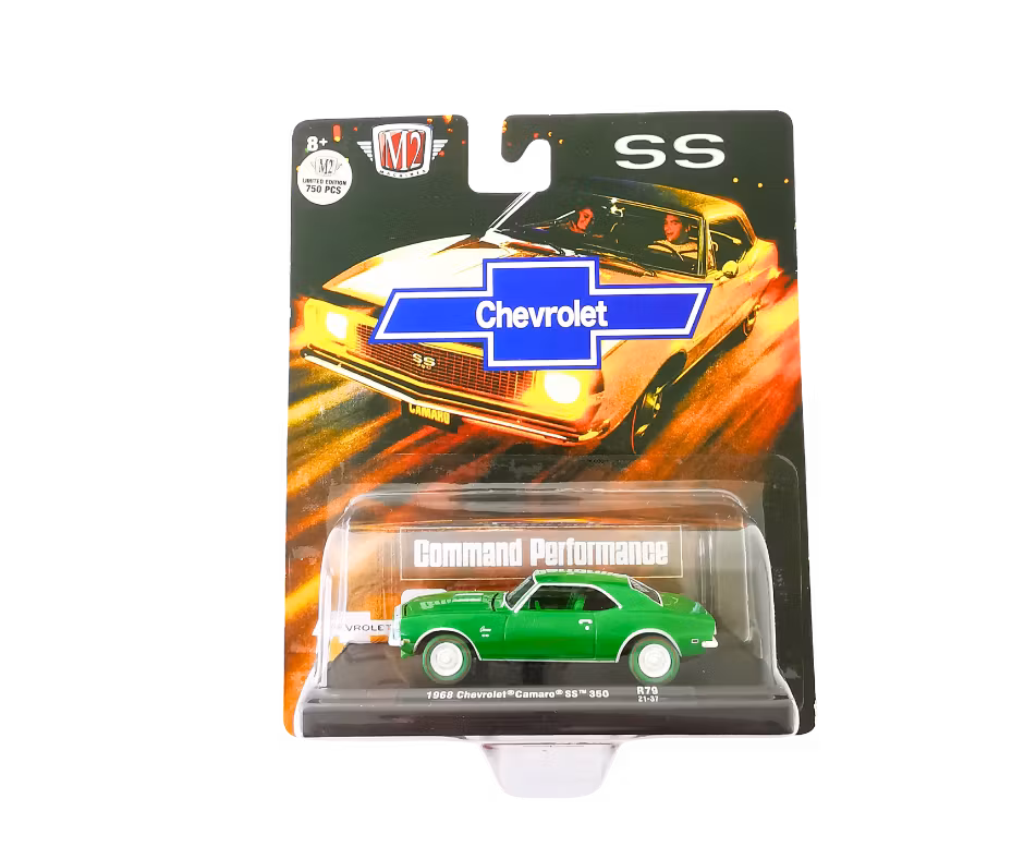 1968 Chevrolet Camaro SS 350 Grön M2 Machines
