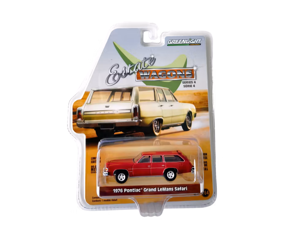 1976 Pontiac Grand Lemans Safari Mörkröd Greenlight