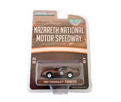 1982 Chevrolet Corvette Brun Nazareth National Motor Speedway Greenlight