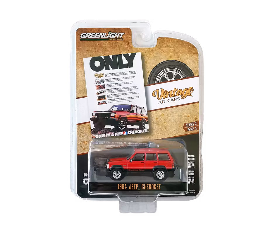 1984 Jeep Cherokee Chief Röd Greenlight